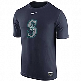 Seattle Mariners Nike Collection Legend Logo 1.5 Performance WEM T-Shirt - Navy Blue,baseball caps,new era cap wholesale,wholesale hats